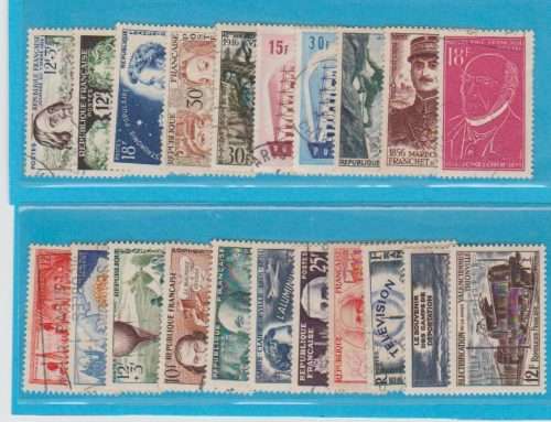 FRANCE-NICE ASSORTMENT OF BETTER VALUE SINGLE STAMPS-ALL FINE,CV R1060-NICE VALUE LOT