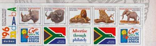 RSA - LION, LARGE BOOKLET `EXPLORE SA` - FINE U/M AS ISSUED!!!!!