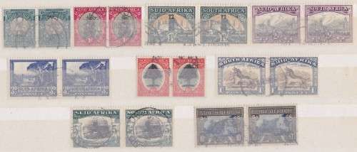 UNION SA - HYPHENATED PAIRS, FINE USED ASSORTED TO 10/ - GOOD CV LOT!!!!!