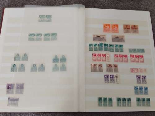IDEAL 16 PAGE STOCKBOOK IN GOOD CONDITION WITH REMAINDER UNION COLLECTION,UM,MINT,FEW USED-