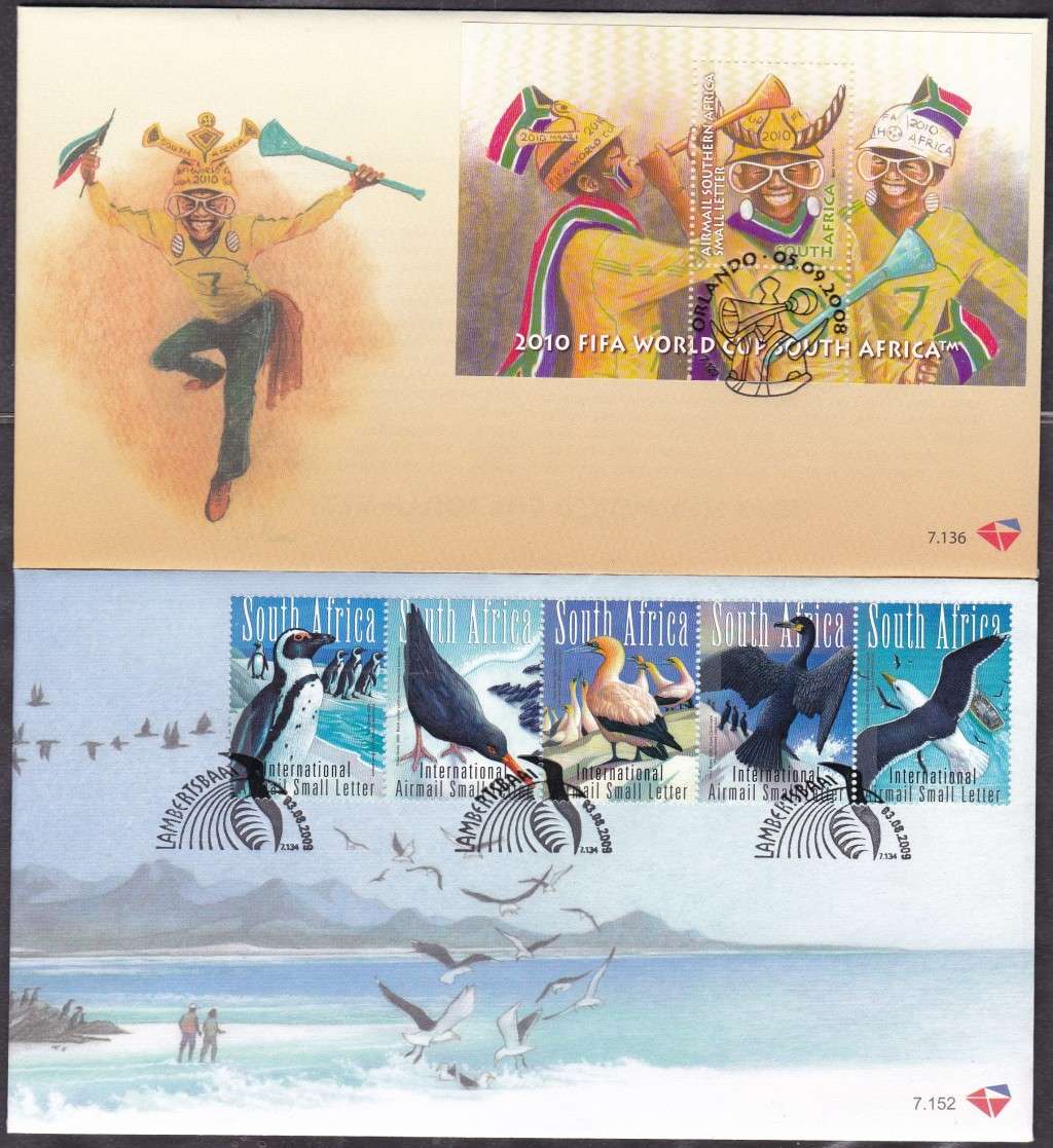 RSA - 2 X VERY NICE ASSORTED FDC'S, FDC 7.136 + 7.152 - BOTH FINE AS NEW