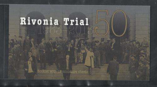 MANDELA RIVONIA TRIAL BOOKLET,-PARLIAMENT HANDCANCEL 5 DEC 2013 THE DAY OF HIS PASSING