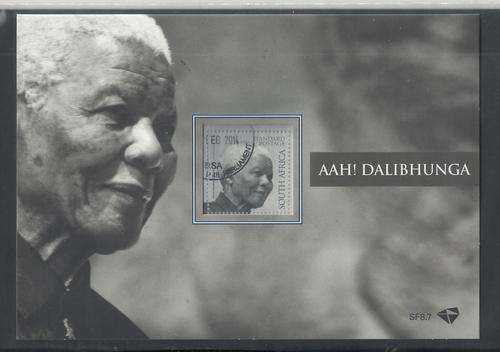 MANDELA!!NEW RELEASE-DALIBHUNGA FOLDER-PARLIAMENT DAY OF ISSUE CANCEL 11 FEB 2014-ONLY A FEW !!