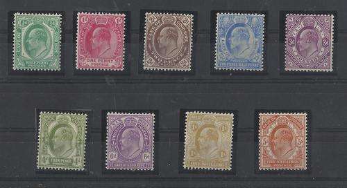 CAPE OF GOOD HOPE-RARE AND SUPERB UNMOUNTED MINT SET-C/V R8605-00-EDWARD 7TH 1902