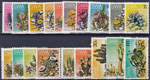 SWA - 2ND DEF ISSUE, SUCCULENTS, SET OF SINGLES TO R1 INCLUDING COILS - U/M!!!!!