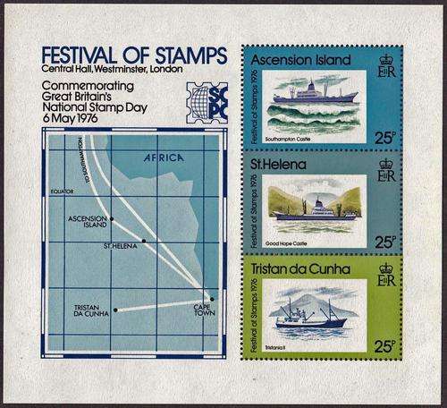GB - FESTIVAL OF STAMPS (COMMEMORATING GB'S NATIONAL STAMP DAY ON 06/05/1976), MINISHEET - U/M!!!!!