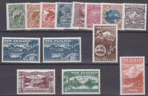 NEW ZEALAND - COMMEMORATIVE SET OF SINGLES TO 1.80 DOLLARS, SUPERB U/M - CV:R200!!!!!