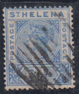 ST.HELENA - 1890 QUEEN VIC, 2&1/2D ULTRAMARINE SINGLE, FINE USED - CV:R215!!!!!