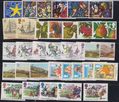 GB - NICE ASSORTMENT OF SINGLES, ALL U/M, HIGH CV - CV:R700!!!!!