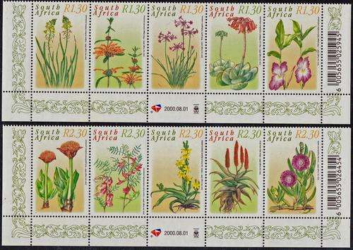 RSA - MEDICINAL PLANTS OF SA, 2 X CONTROL BLOCKS - BOTH U/M!!!!!