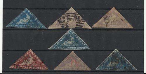 GOOD HOPE TRIANGLES-SELECTION OF 7 TRIANGLES!!VERY AVERAGE CONDITION!!