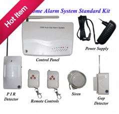 WIRELESS GSM ALARM SYSTEM WITH 6 X WIRELESS SENSORS