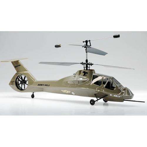 E-Sky Co Commanche 4 channel chopper with radio and all acc