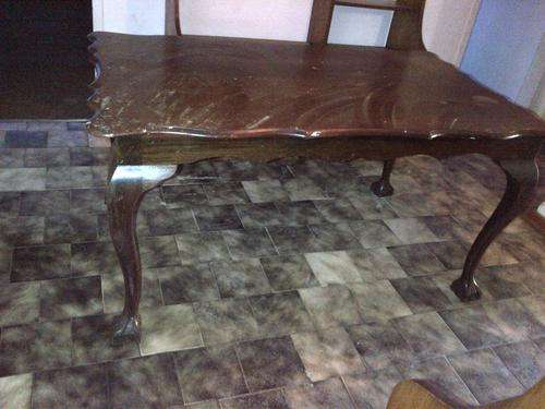 Beautiful old Ball and Claw six seater table