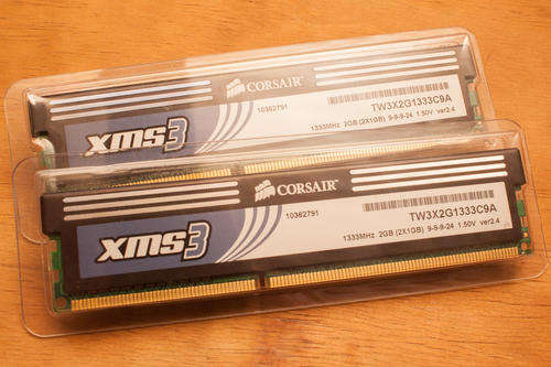 Corsair XMS3 2x1GB 1333MHz