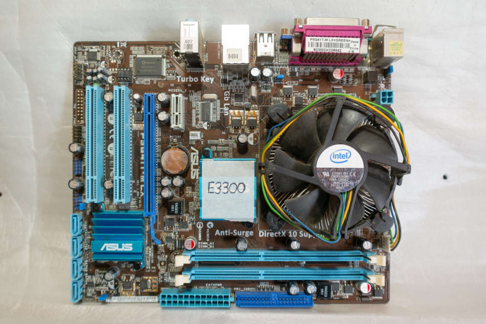 ASUS P5G41M-T LX + Intel E3300/E3400 Celeron