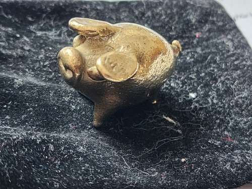 Brass PIG Ornament -Gorgeous, solid brass, fabulous item - Great bargain! Must see , gorgeous