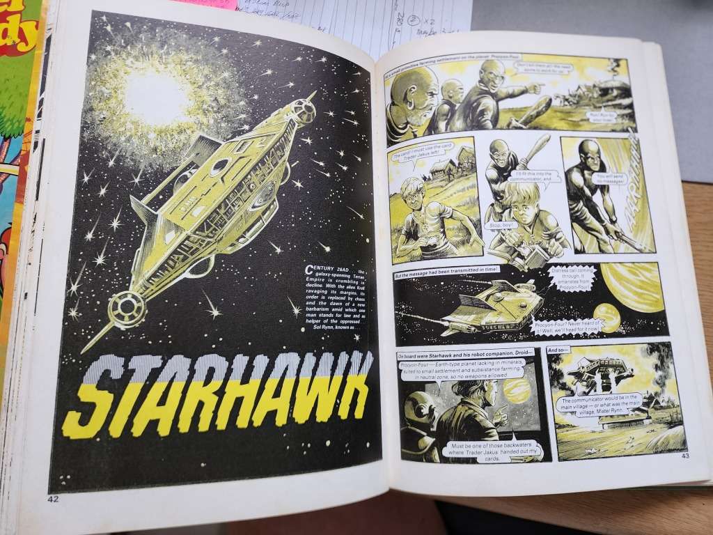 Vintage British ANNUAL `HOTSPUR 1988` - lovely book, Cartoons, hilarious illustrations - Bargain!