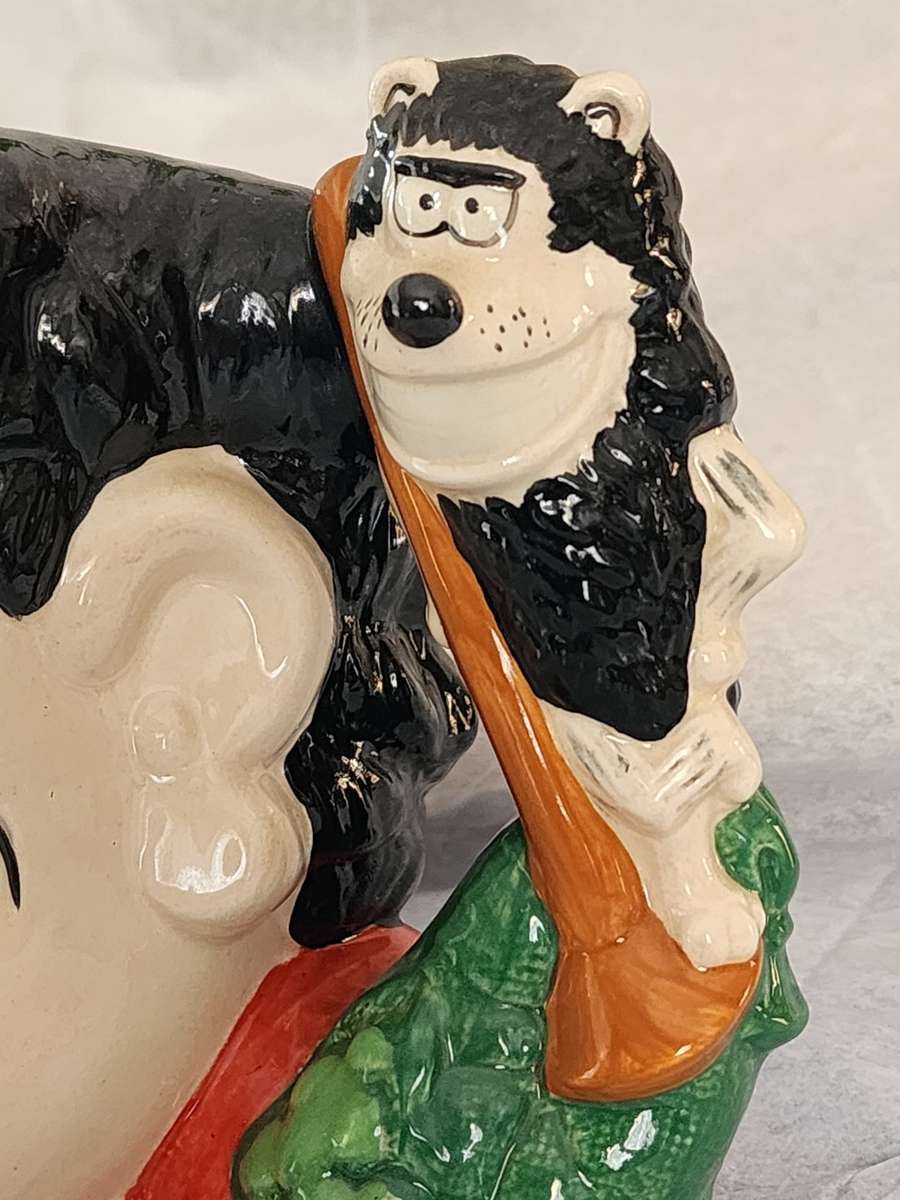 ROYAL DOULTON TOBY CHARACTER JUG - `DENNIS & GNASHER (from BEANO`LARGE, superb condition -D-7005