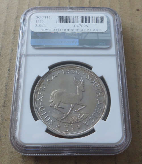 1956 5 Shillings Crown MS65 NGC