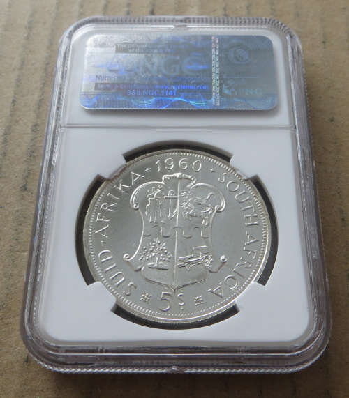 1960 5 Shillings Crown PF67 NGC