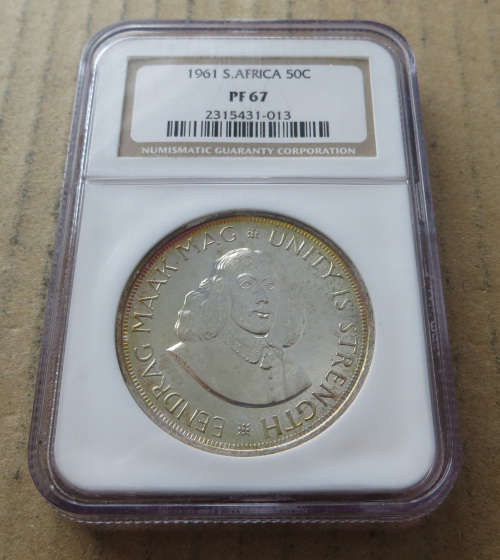 1961 50c Crown PF67 NGC