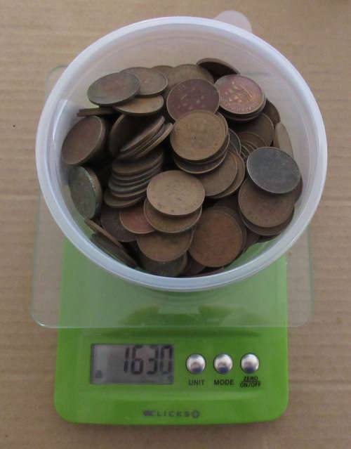South African Union Pennies lot - 1.6kg`s