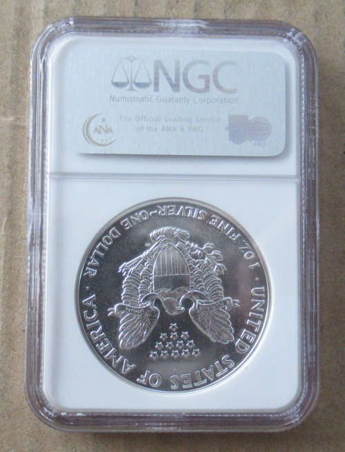 1988 USA Silver Eagle MS69 NGC