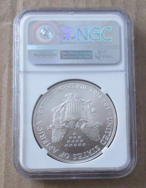 1994 USA Silver Eagle MS69 NGC