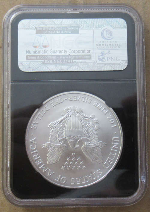 2006 Silver Eagle NGC Graded MS69 in Retro holder