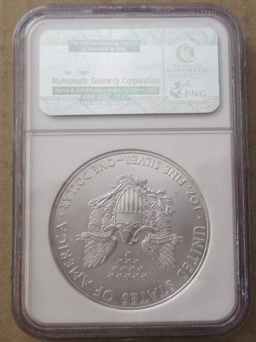 2009 Silver Eagle NGC Graded MS69 Early Releases