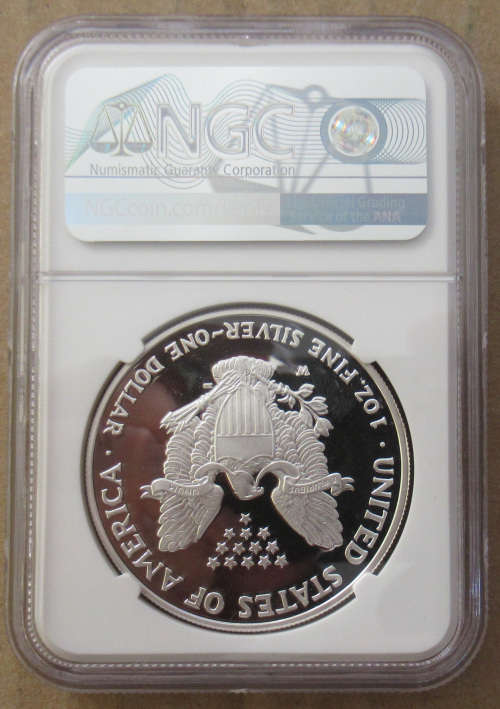 2007 W Silver Eagle NGC Graded PF69 Ultra Cameo
