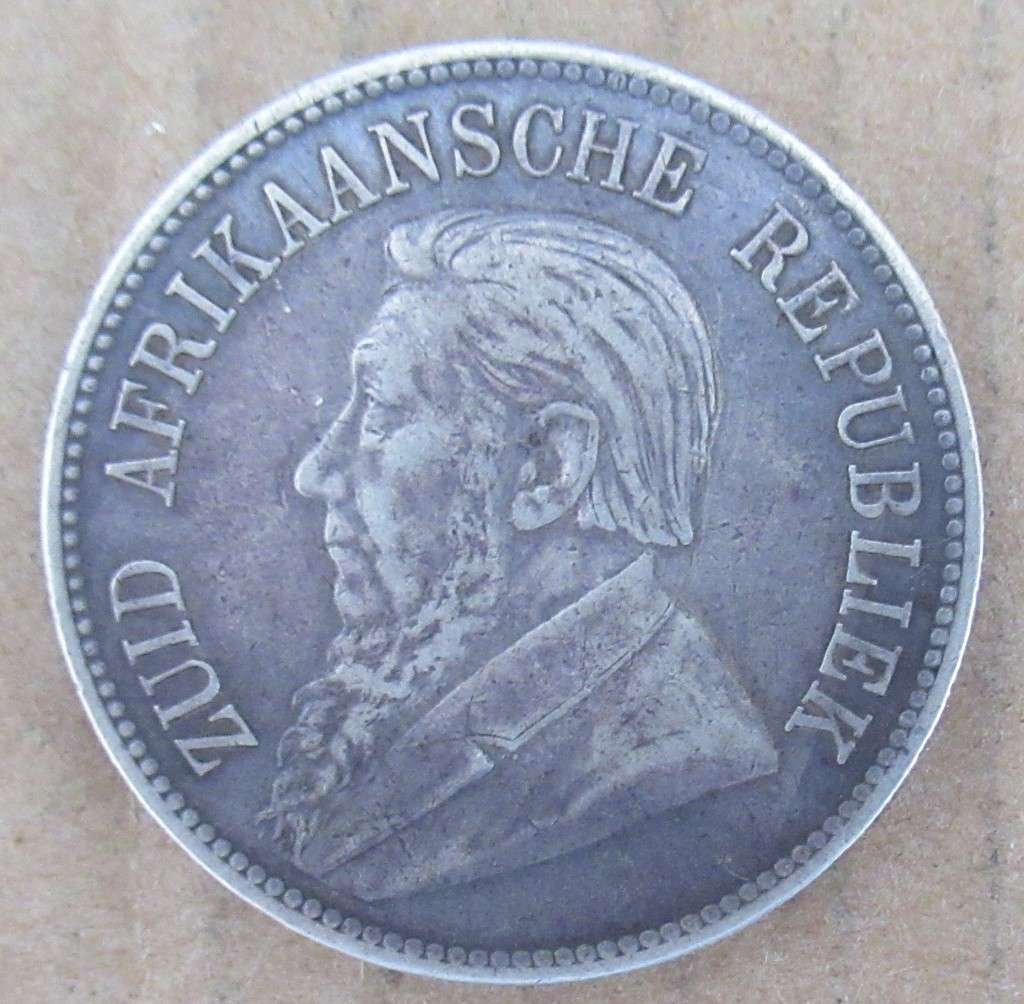 ZAR 1892 5 Shillings Single shaft in capsule