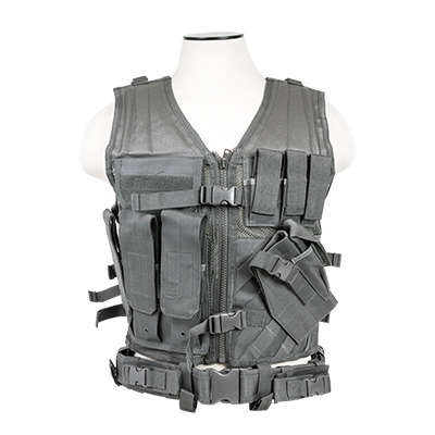 Nc Star Tactical Vest - Urban Grey M-XL