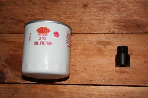1/2" UNF to 20 x 1.5 Oil Filter Adapter