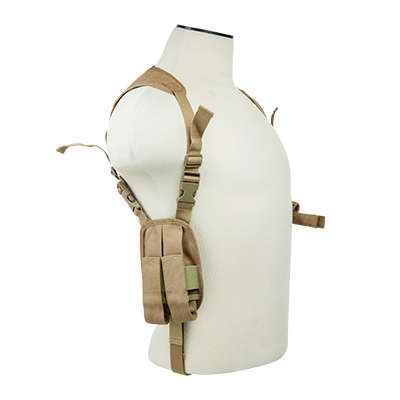 Nc Star  Ambidextrous Shoulder Holster - Tan