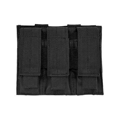 NcStar  Triple Pistol Mag Pouch - Black