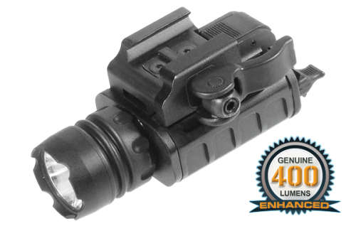 Leapers Inc. UTG 400 Lumen Compact LED Weapon Light with QD Lever Lock