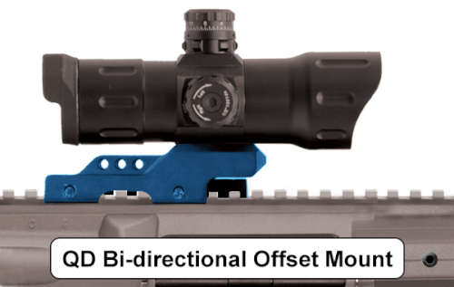 Leapers Inc. UTG 6" ITA Red/Green CQB T-dot Sight with Offset QD Mount