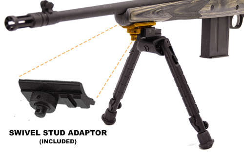 Leapers Inc. UTG Heavy Duty Recon 360 Bipod, Cent Ht: 5.59"-7.0"