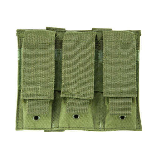 NcStar Triple Pistol Mag Pouch - Green