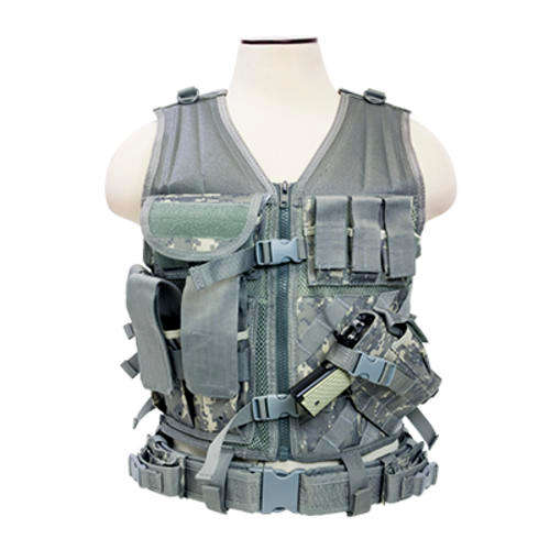 Nc Star Tactical Vest - Digital Camo  XL-2XL