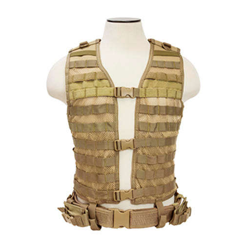 Nc Star PAL/MOLLE Modular Vest - Tan
