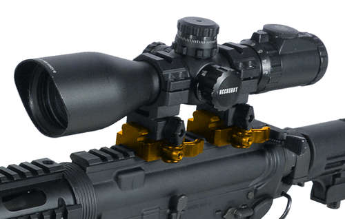 Leapers Inc. UTG® 3-Slot QD Lever Mount Adaptor and Riser, Medium Profile