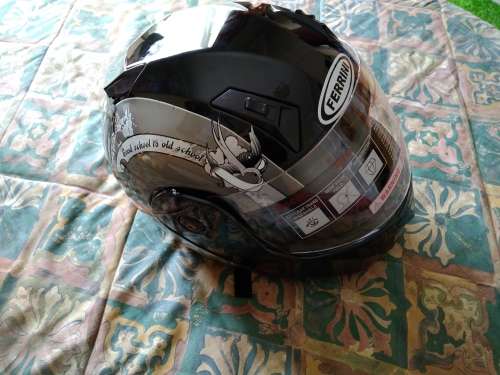 Helmet for motorbike