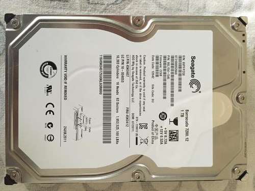 Seagate Barracuda 1TB 7200