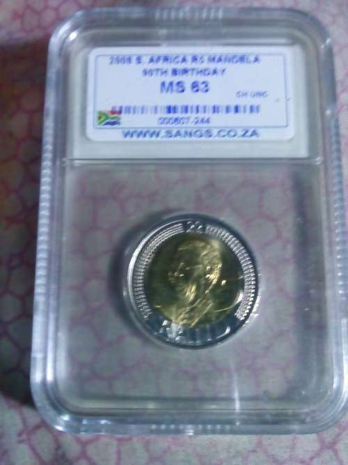 2008 Mandela's birthday SANGS ms63