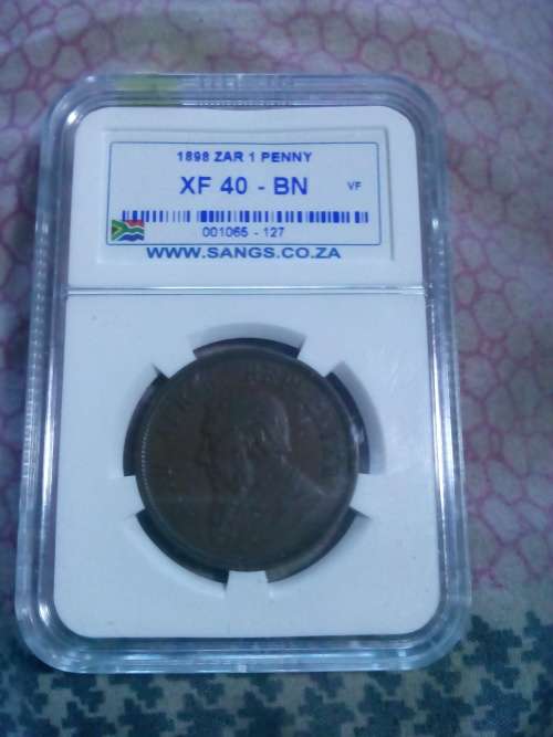 1898 penny SANGS xf 40-bn