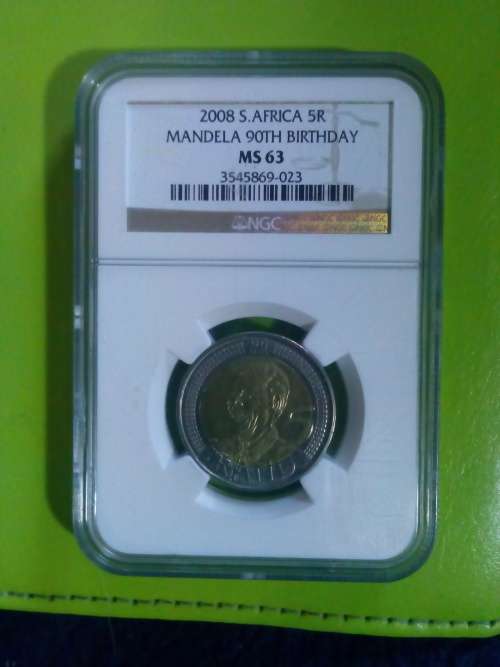 2008 mandela's birthday NGC ms63