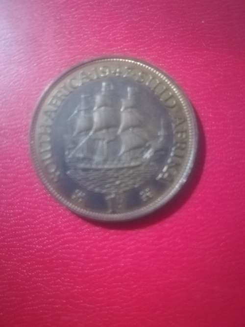 1947 penny unc/proof unused